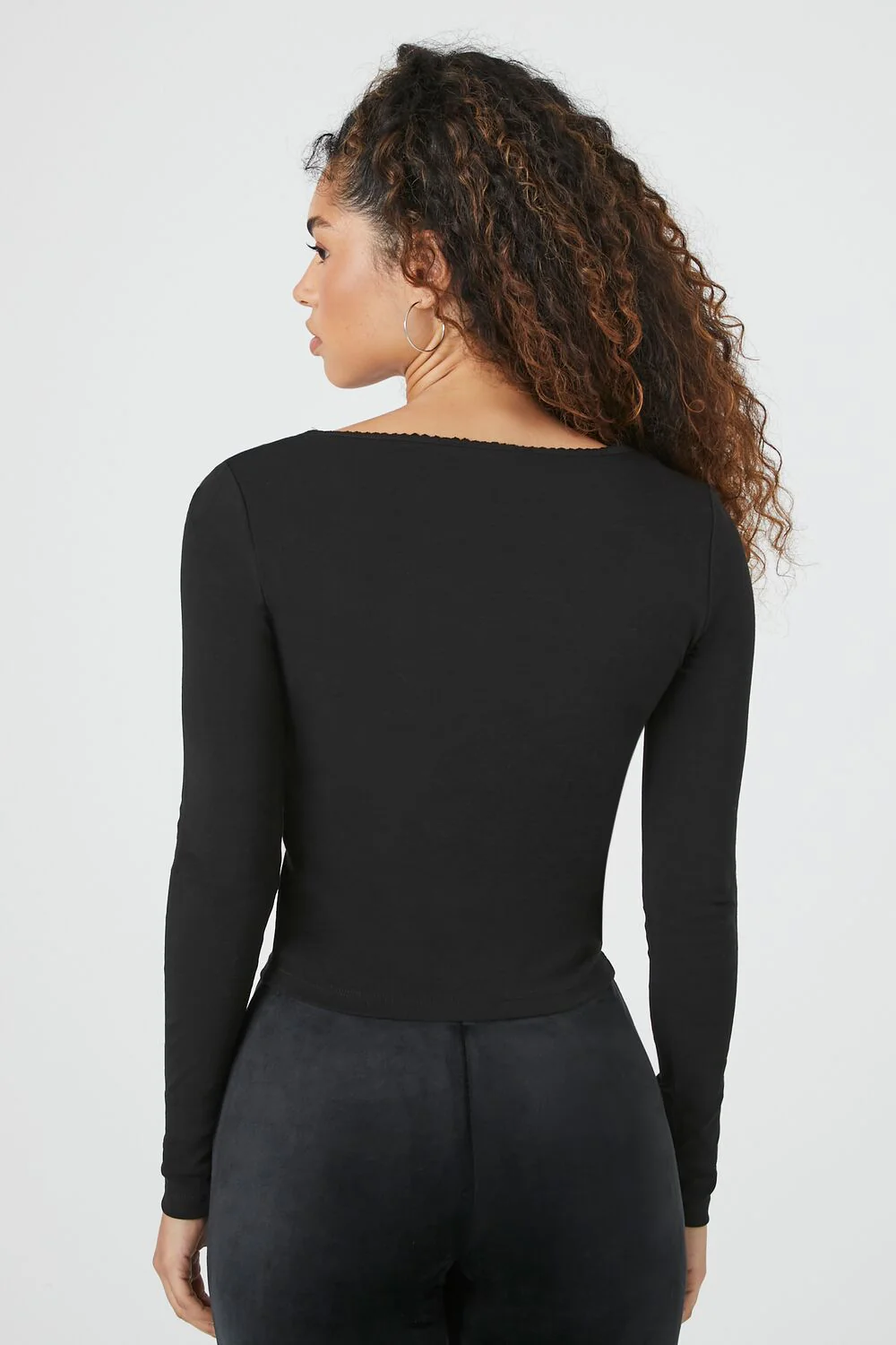 Bow Long-Sleeve Top - Image 8