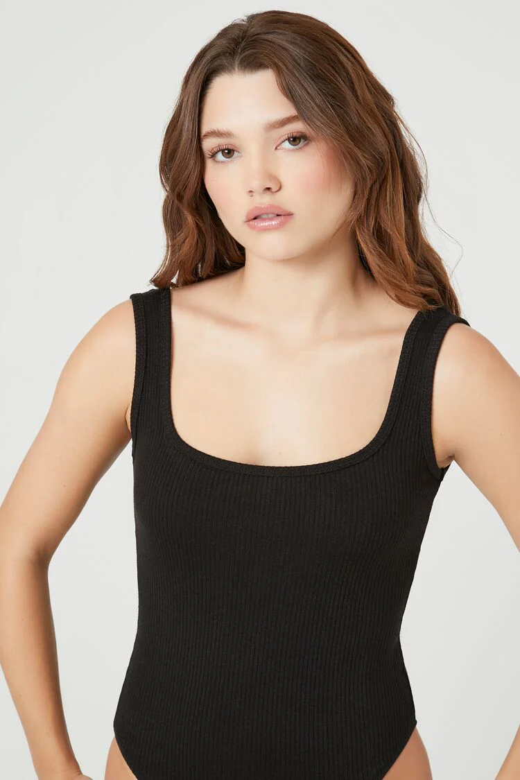 Square-Cut Tank Bodysuit - Image 5