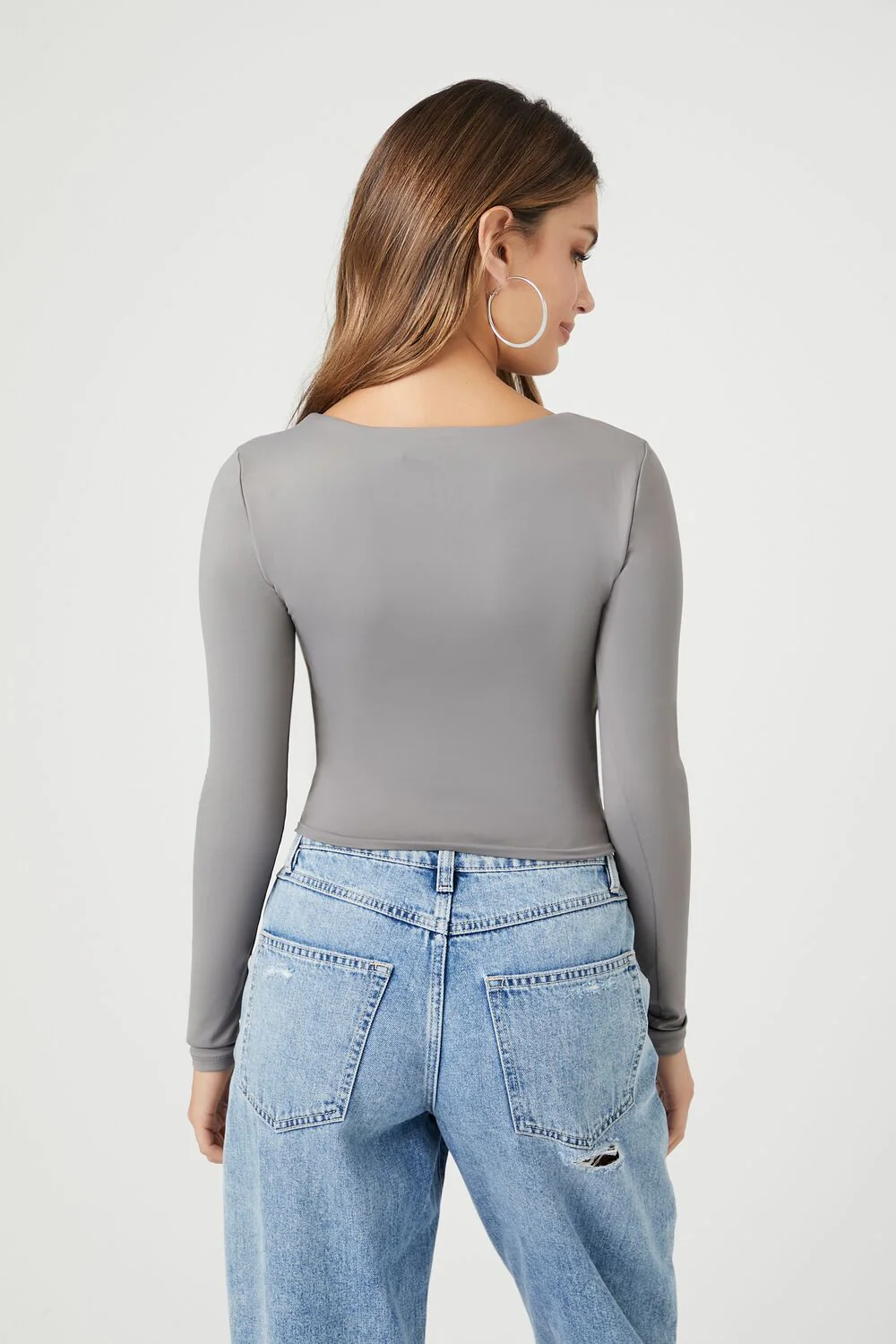 Square-Neck Crop Top - Image 3