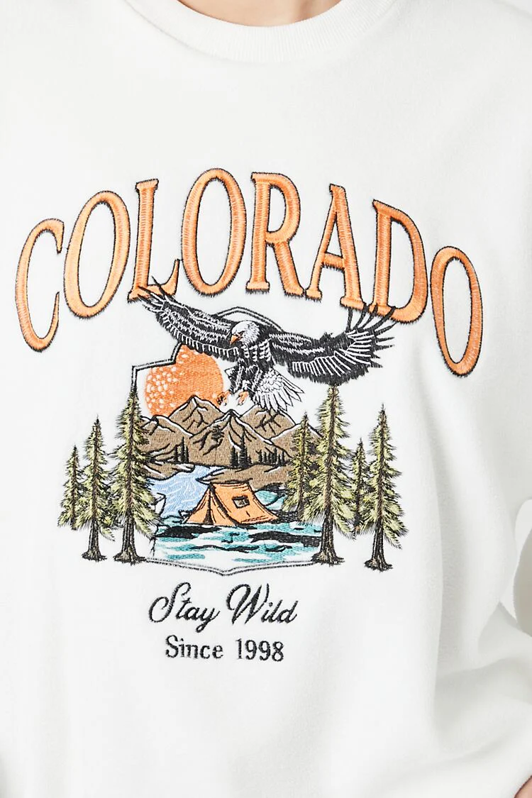 Fleece Colorado Graphic Pullover - Image 5