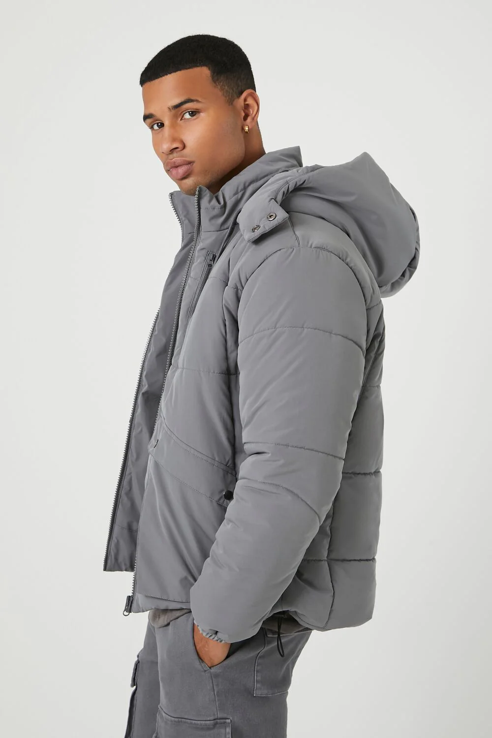 Hooded Puffer Jacket - Image 2