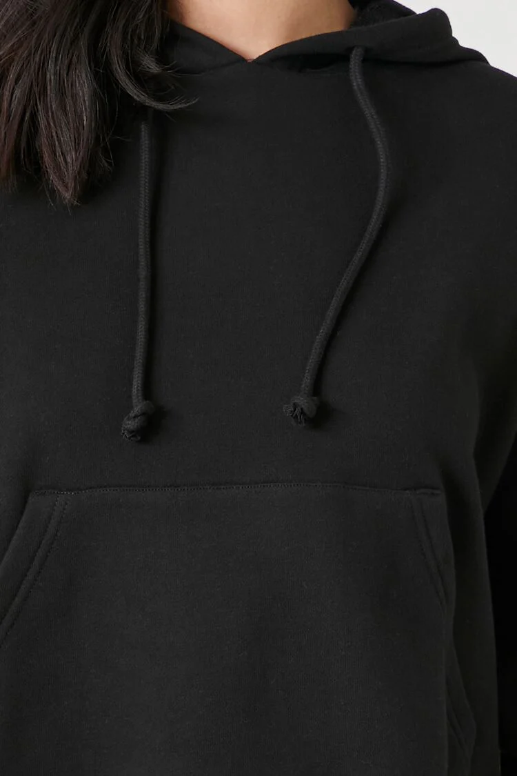 French Terry Drawstring Hoodie - Image 5