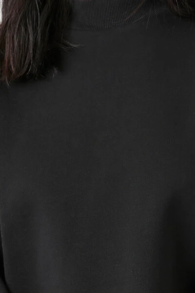 French Terry Cropped Pullover - Image 5