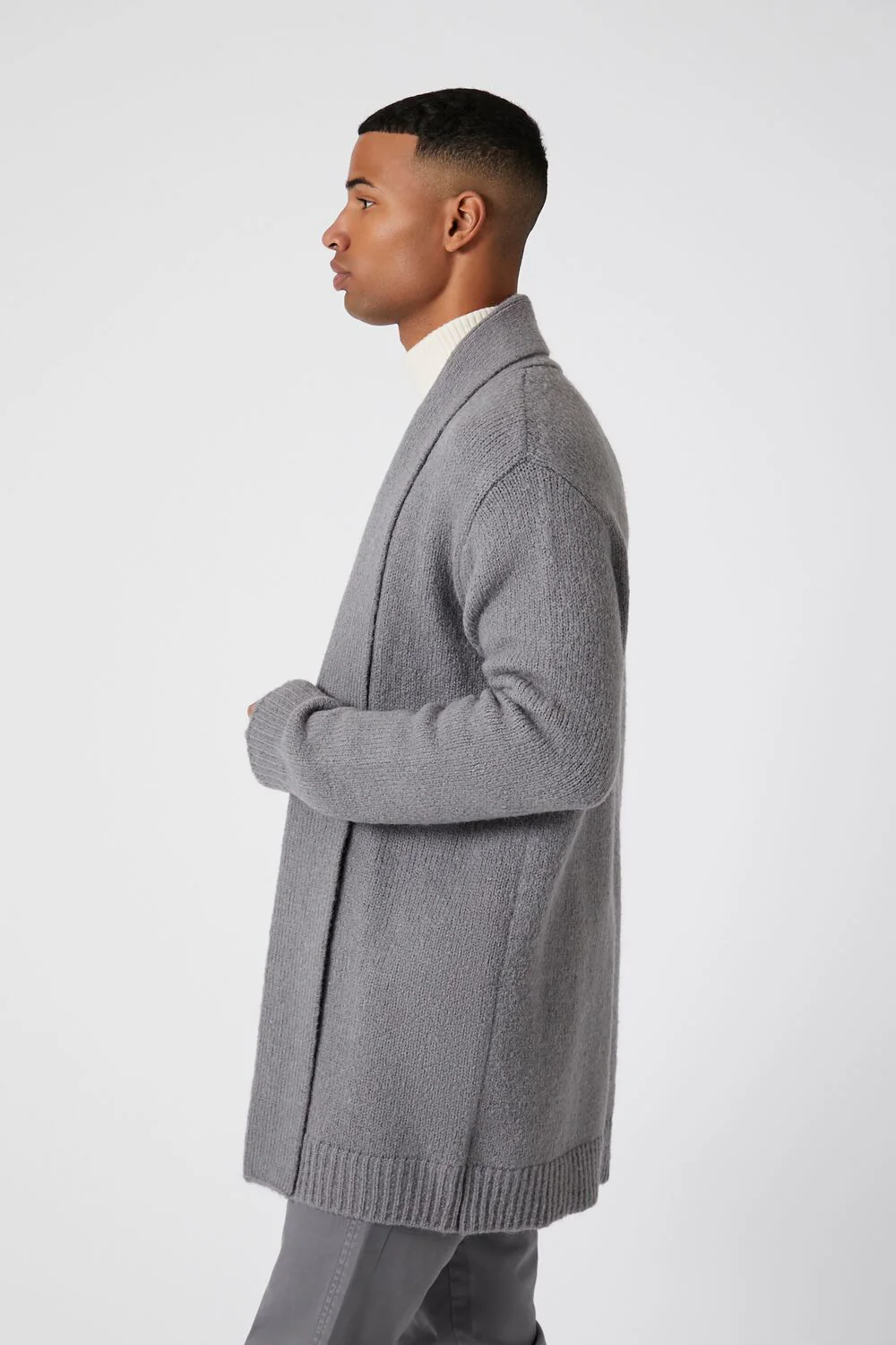 Open-Front Cardigan Sweater - Image 2