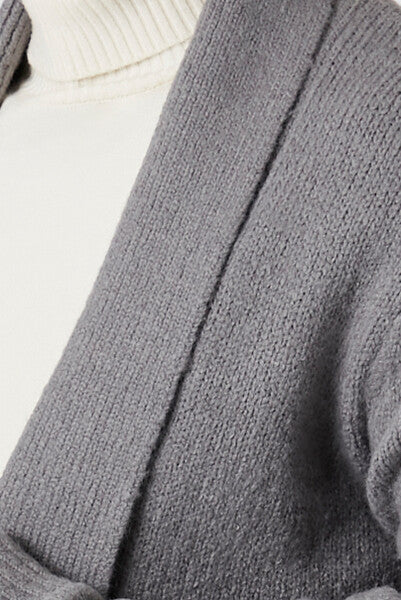 Open-Front Cardigan Sweater - Image 5
