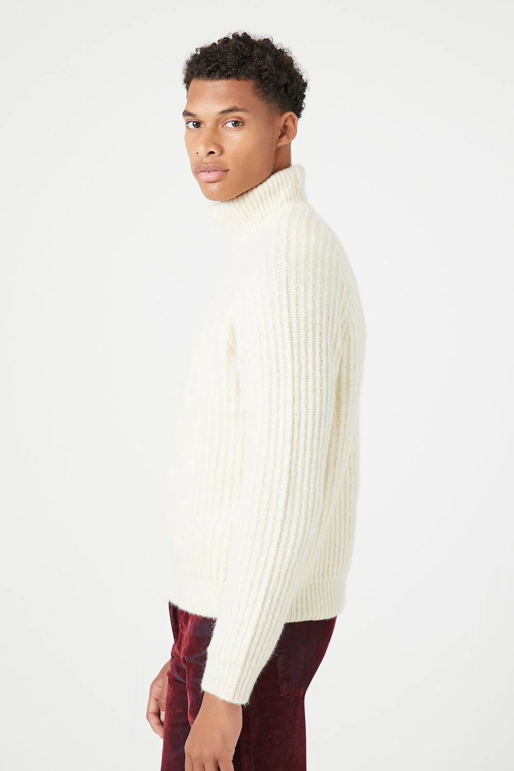 Turtleneck Raglan-Sleeve Sweater - Image 2