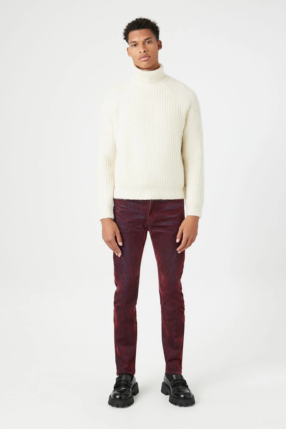 Turtleneck Raglan-Sleeve Sweater - Image 4
