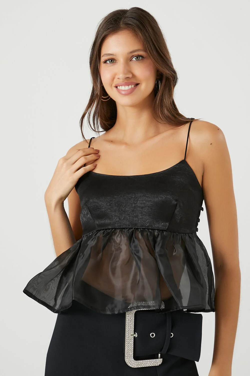 Organza Peplum Cami - Image 6