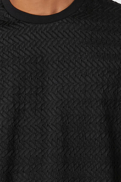 Crinkle Textured Crew Tee - Image 5