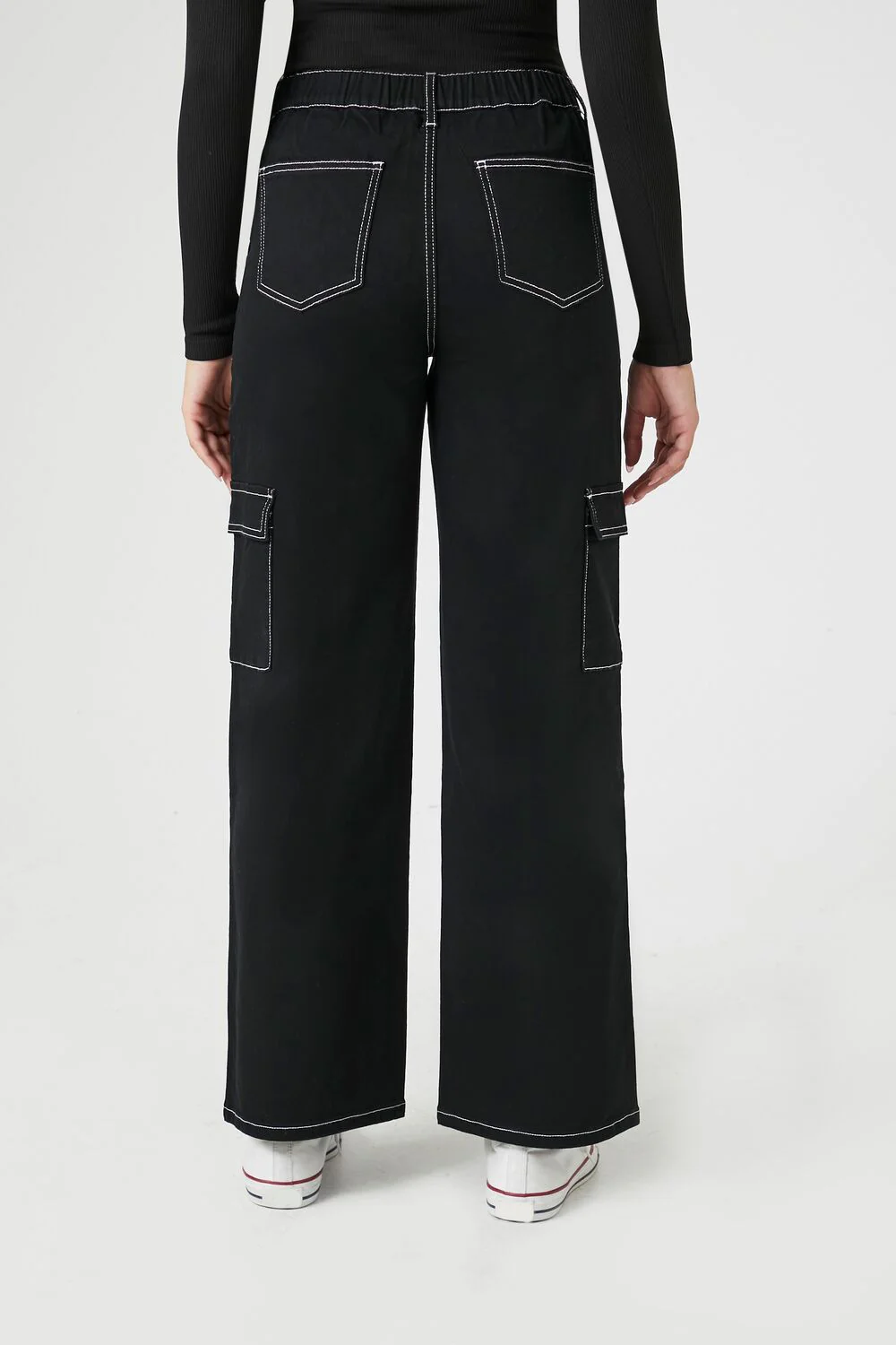 Twill Straight-Leg Cargo Pants - Image 4