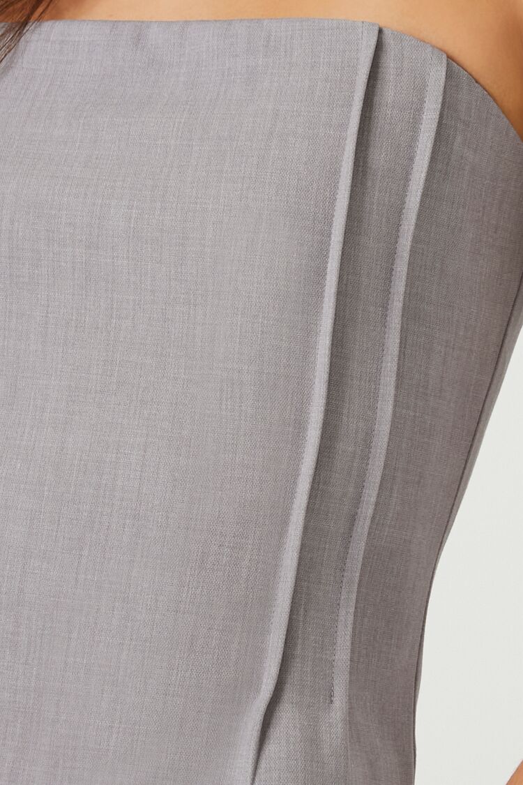 Pleated Strapless Top - Image 5