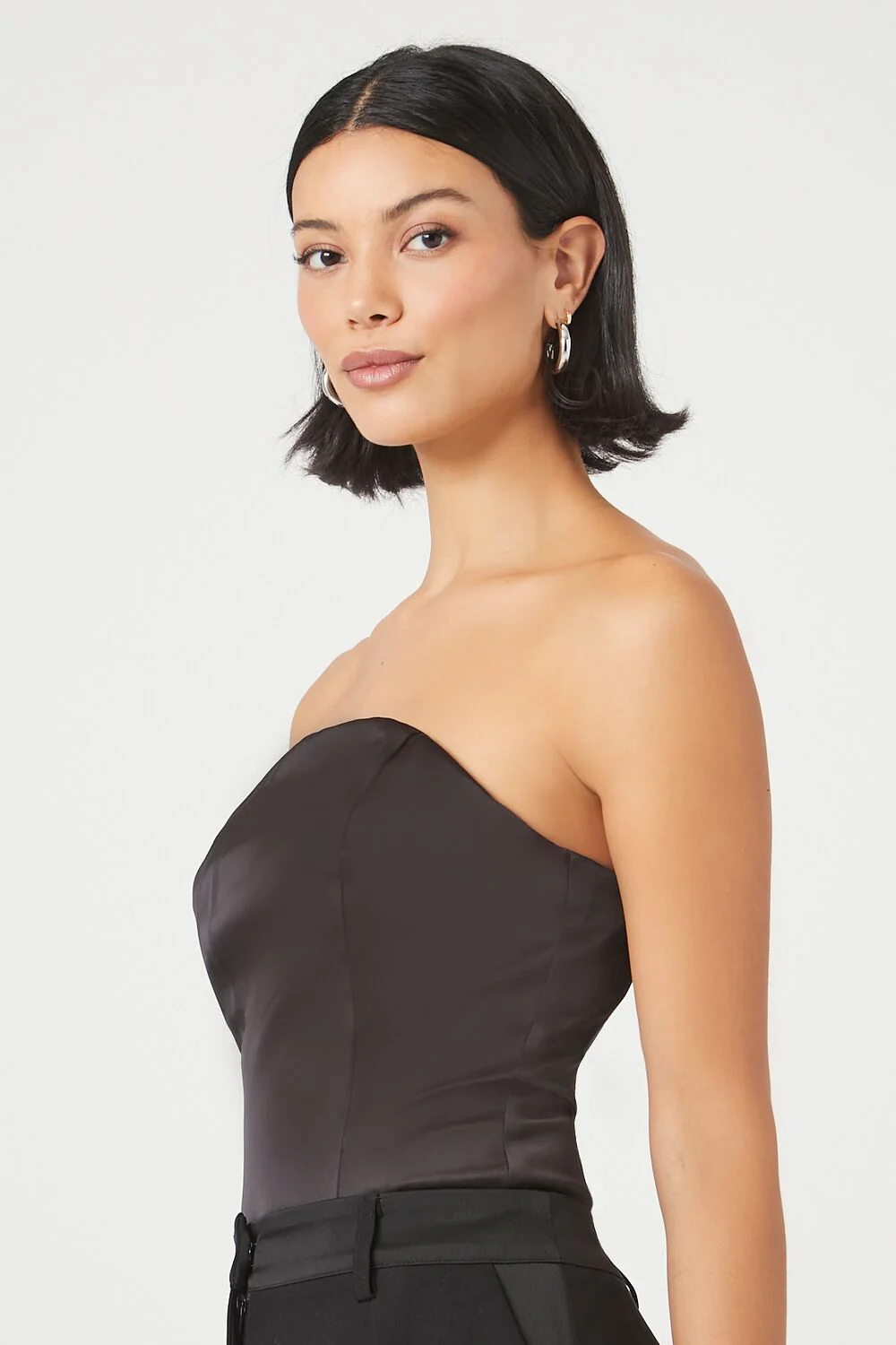 Satin Tube Bodysuit - Image 2