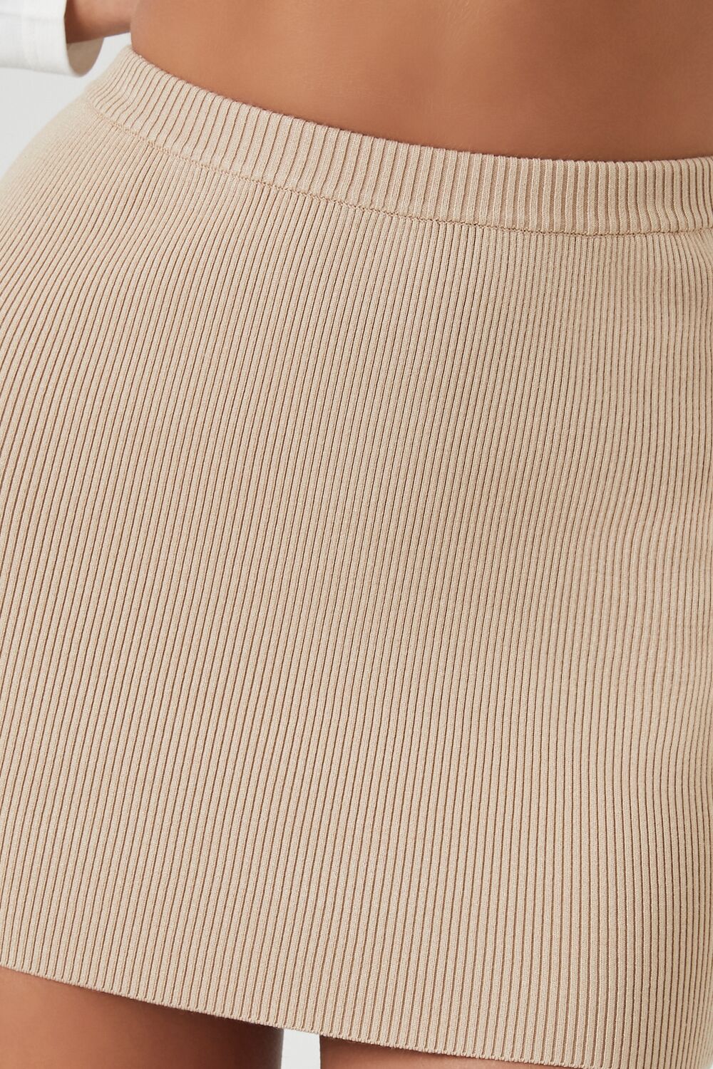 Sweater-Knit Mini Skirt - Image 6