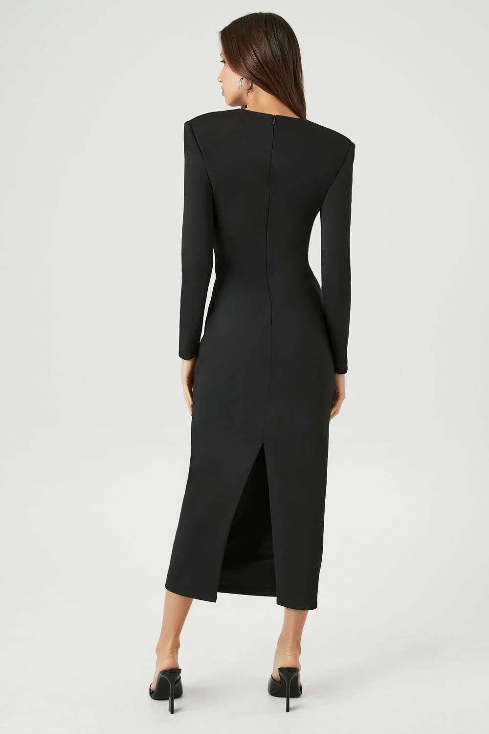 Ponte Knit Cutout Midi Dress - Image 3