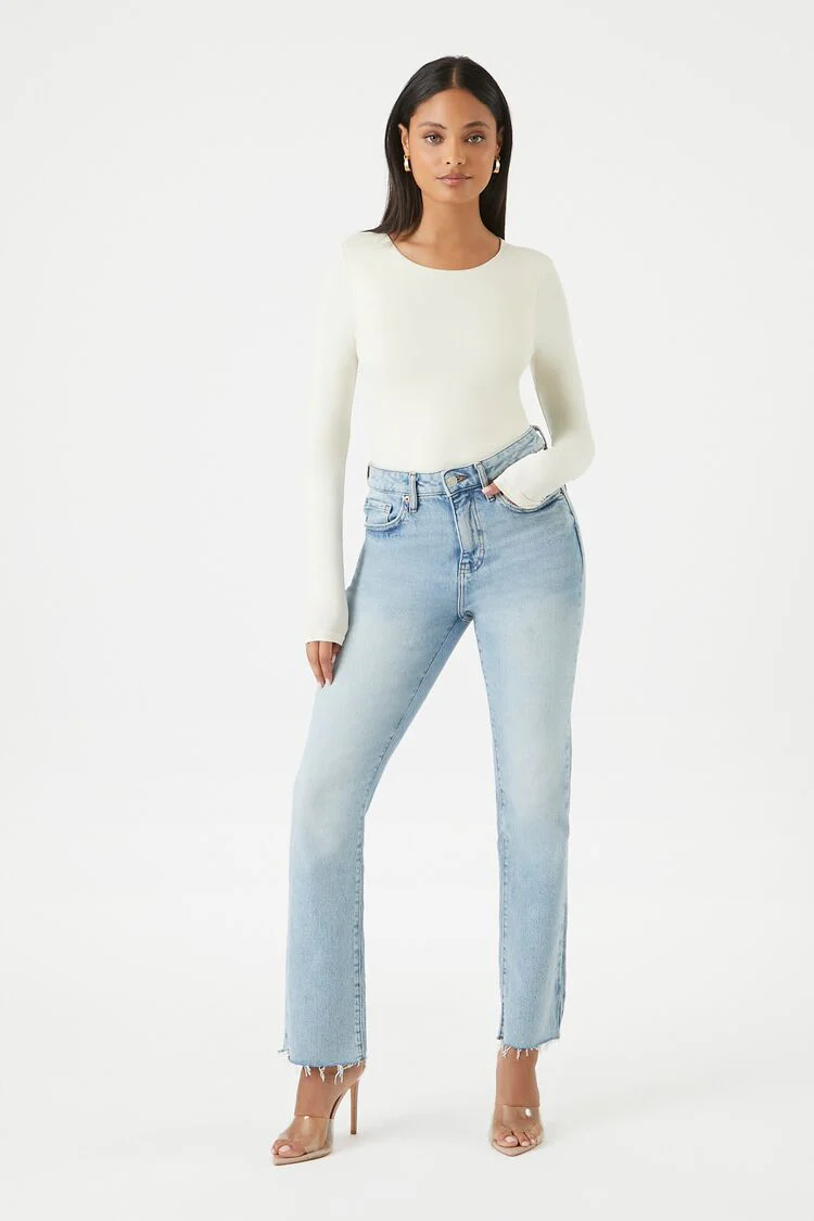Fitted Long-Sleeve Bodysuit - Image 4