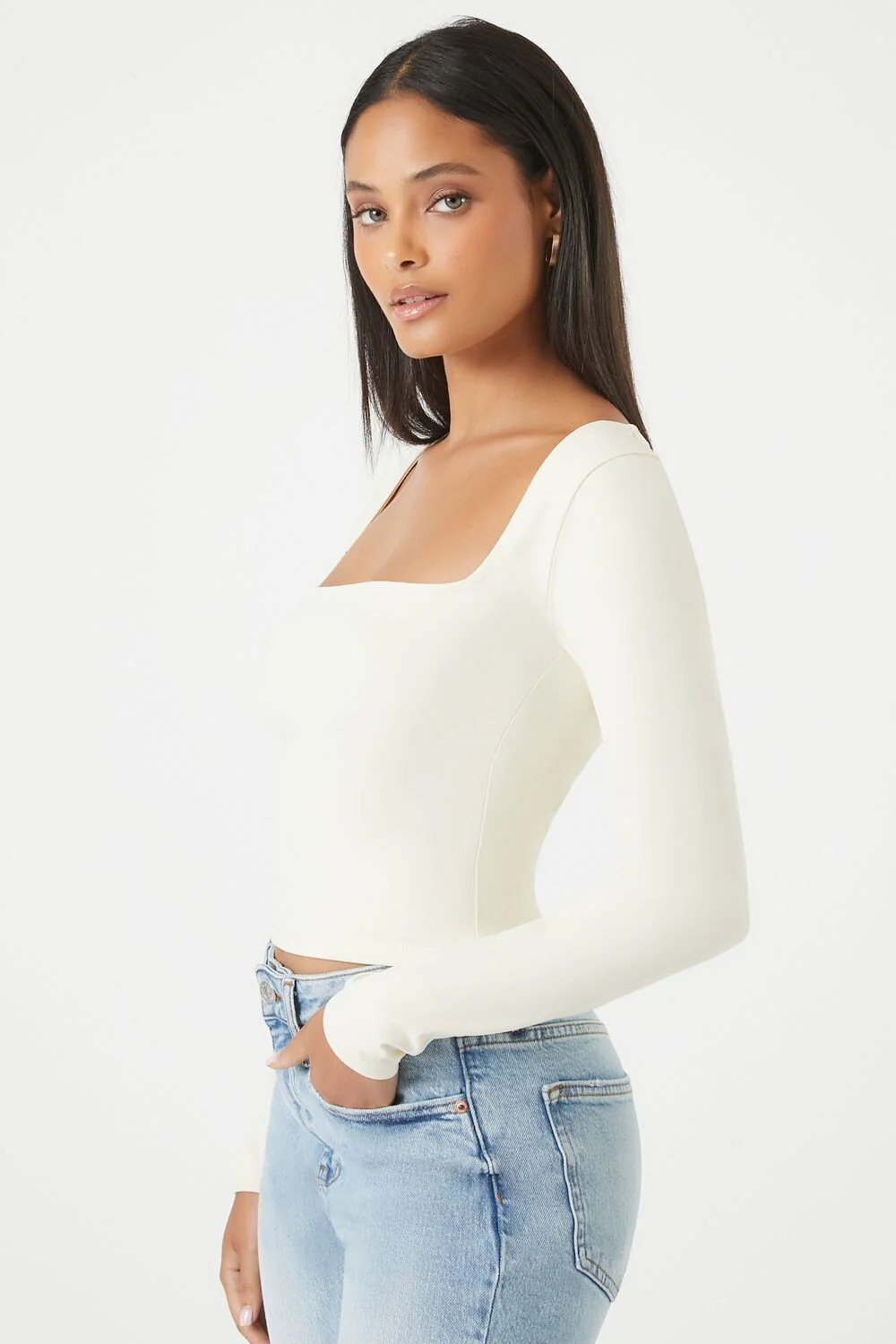 Contour Sculpt Long-Sleeve Top - Image 2