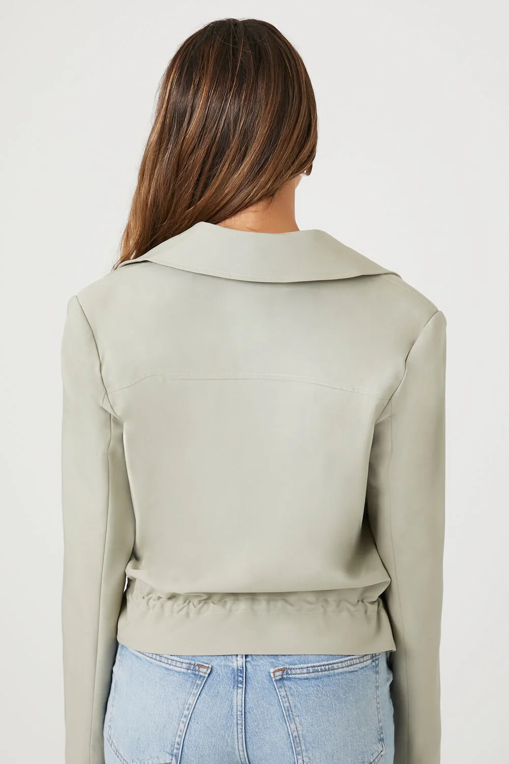 Cropped Double-Breasted Jacket - Image 3
