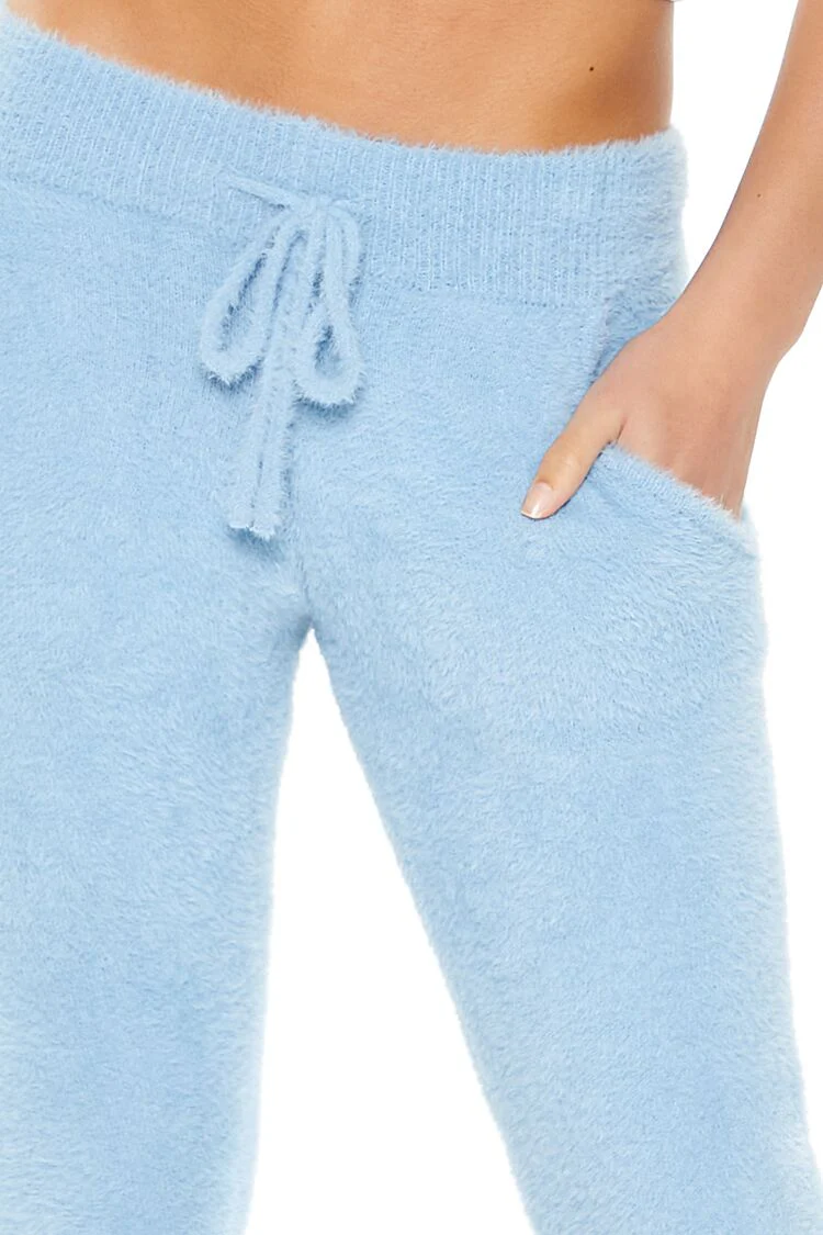 Fuzzy Sweater-Knit Joggers - Image 10