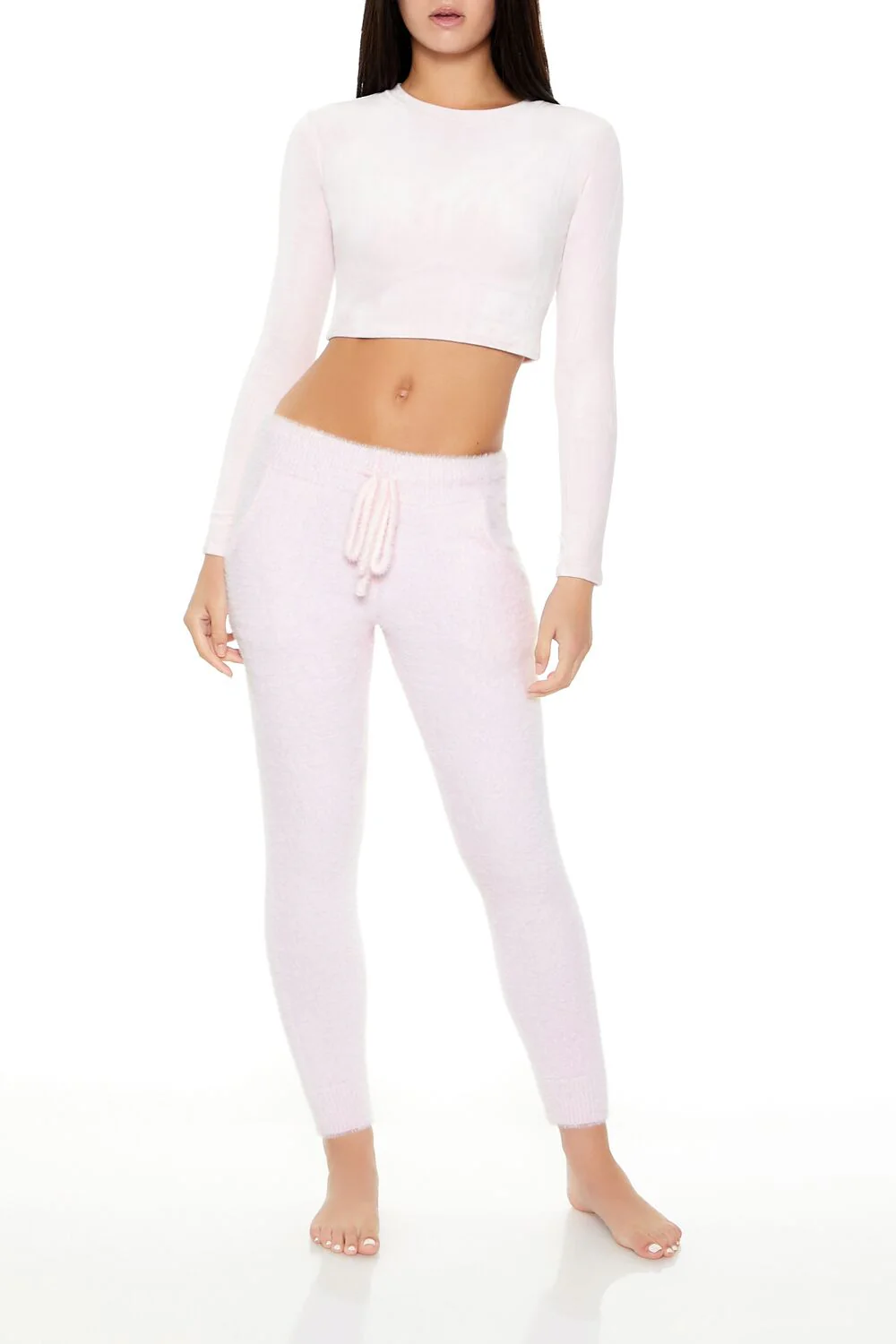 Fuzzy Sweater-Knit Joggers - Image 11