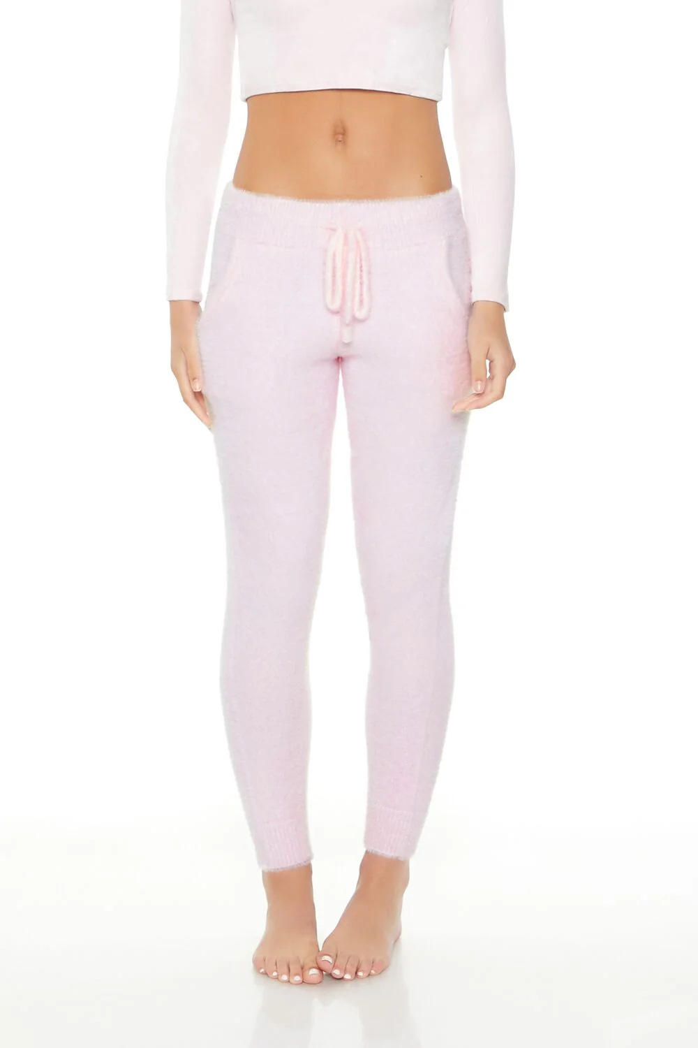 Fuzzy Sweater-Knit Joggers - Image 12