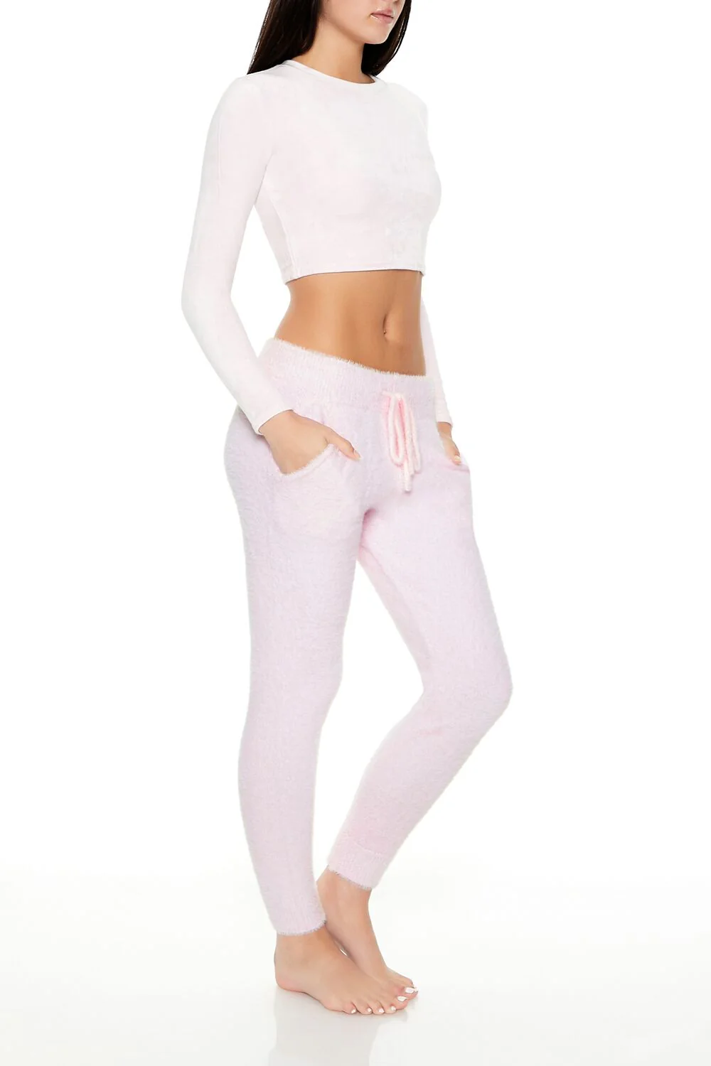 Fuzzy Sweater-Knit Joggers - Image 13