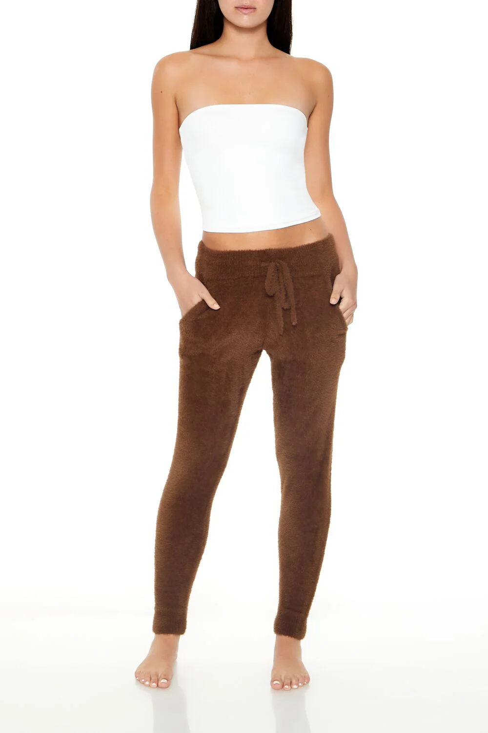 Fuzzy Sweater-Knit Joggers - Image 16