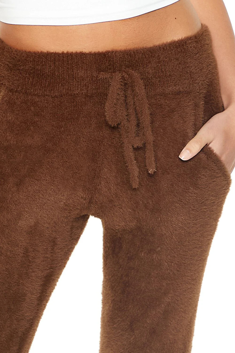 Fuzzy Sweater-Knit Joggers - Image 20