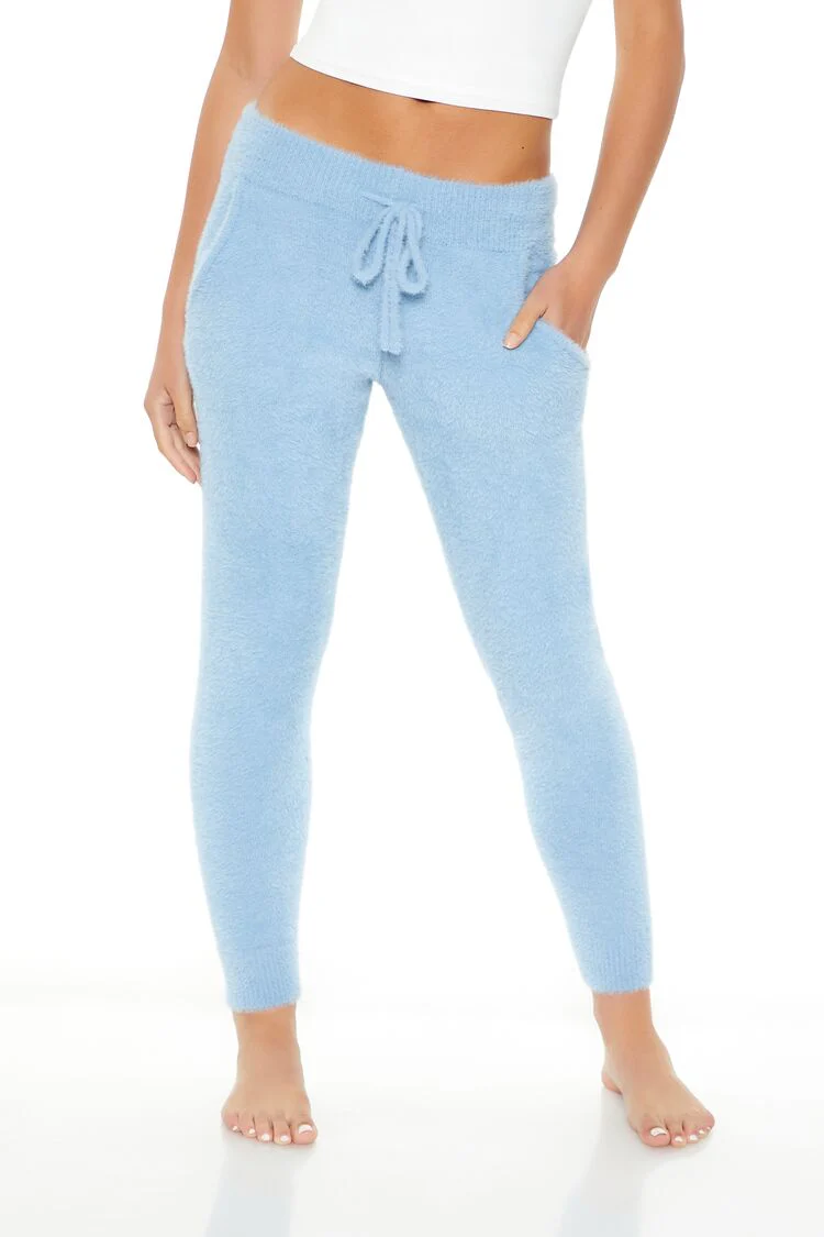 Fuzzy Sweater-Knit Joggers - Image 7