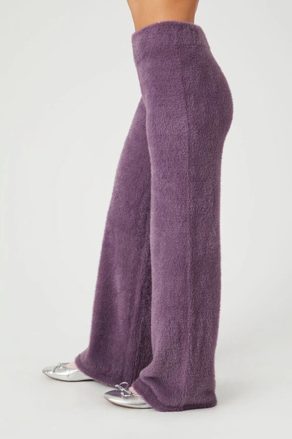 Fuzzy Knit Flare Pants - Image 14