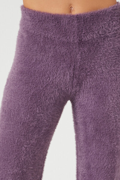 Fuzzy Knit Flare Pants - Image 16