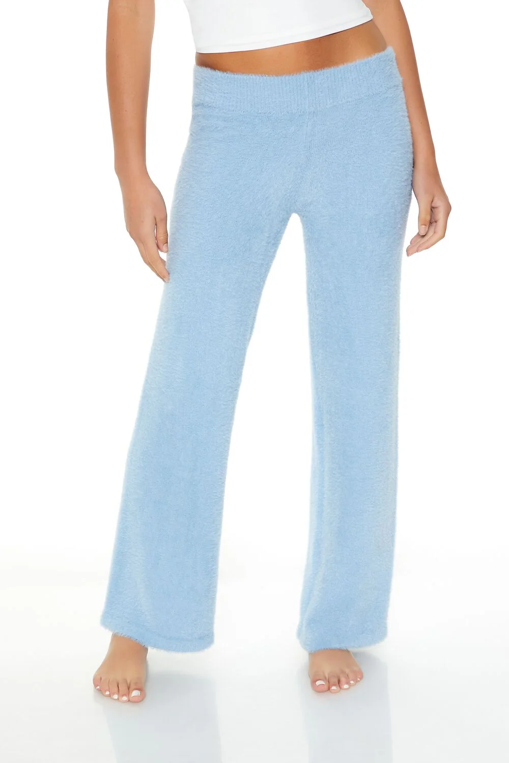 Fuzzy Knit Flare Pants - Image 18