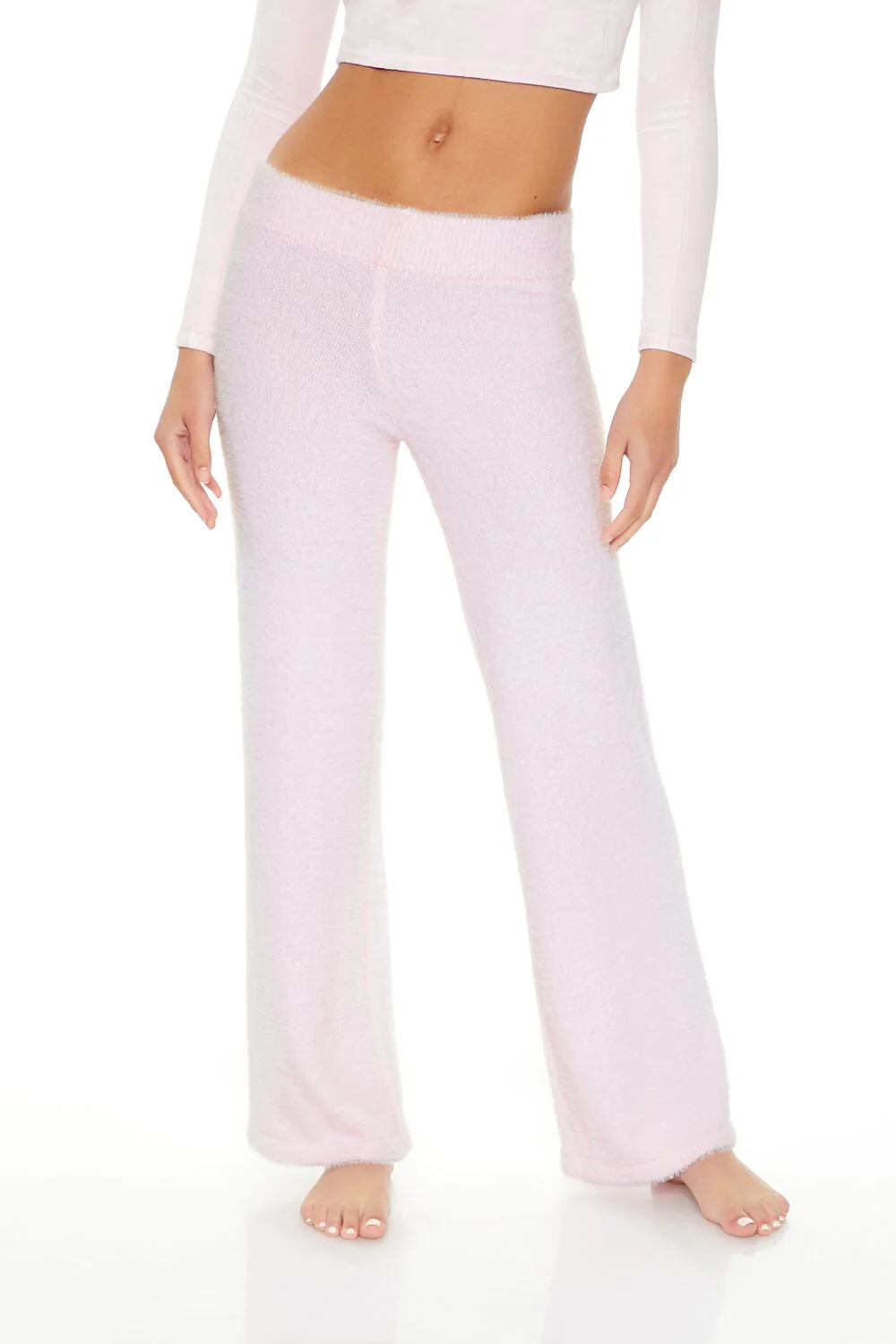 Fuzzy Knit Flare Pants - Image 23
