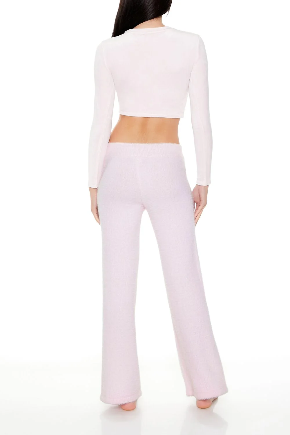 Fuzzy Knit Flare Pants - Image 25