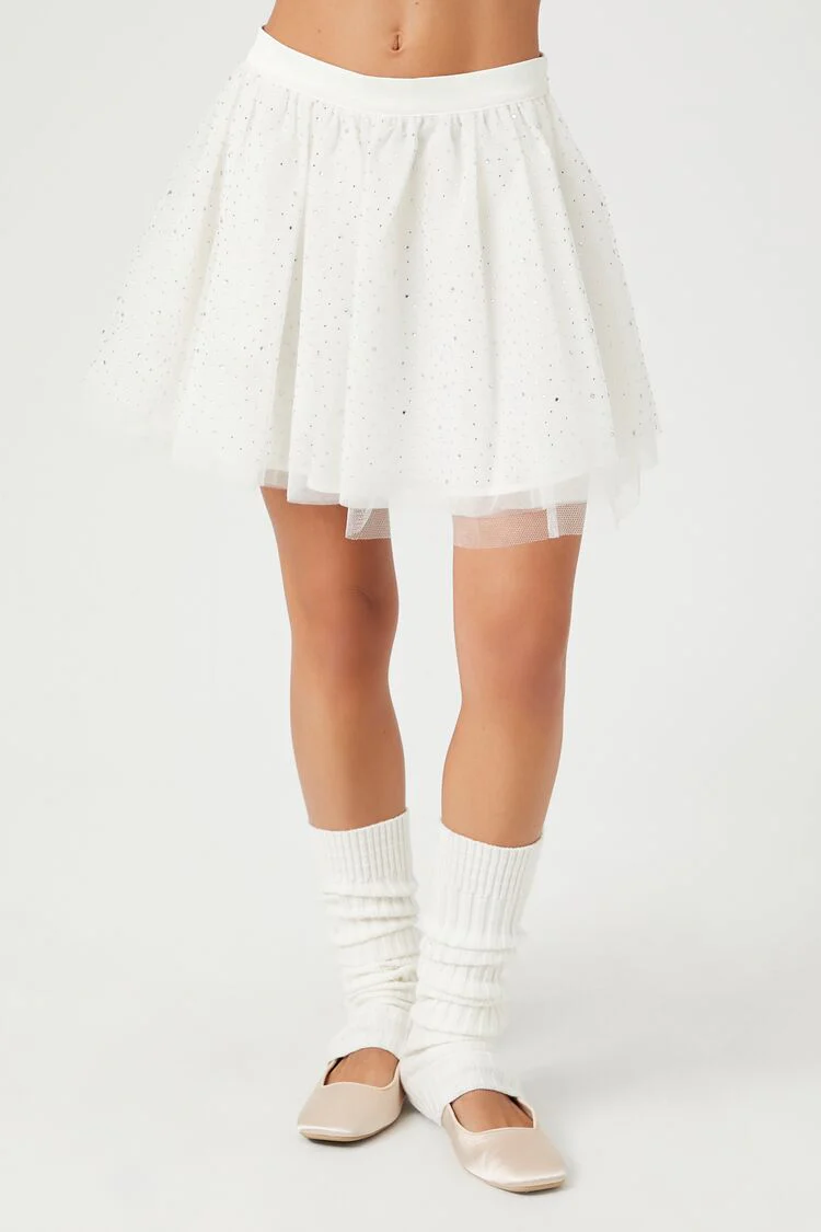 Rhinestone Mini Skirt - Image 2