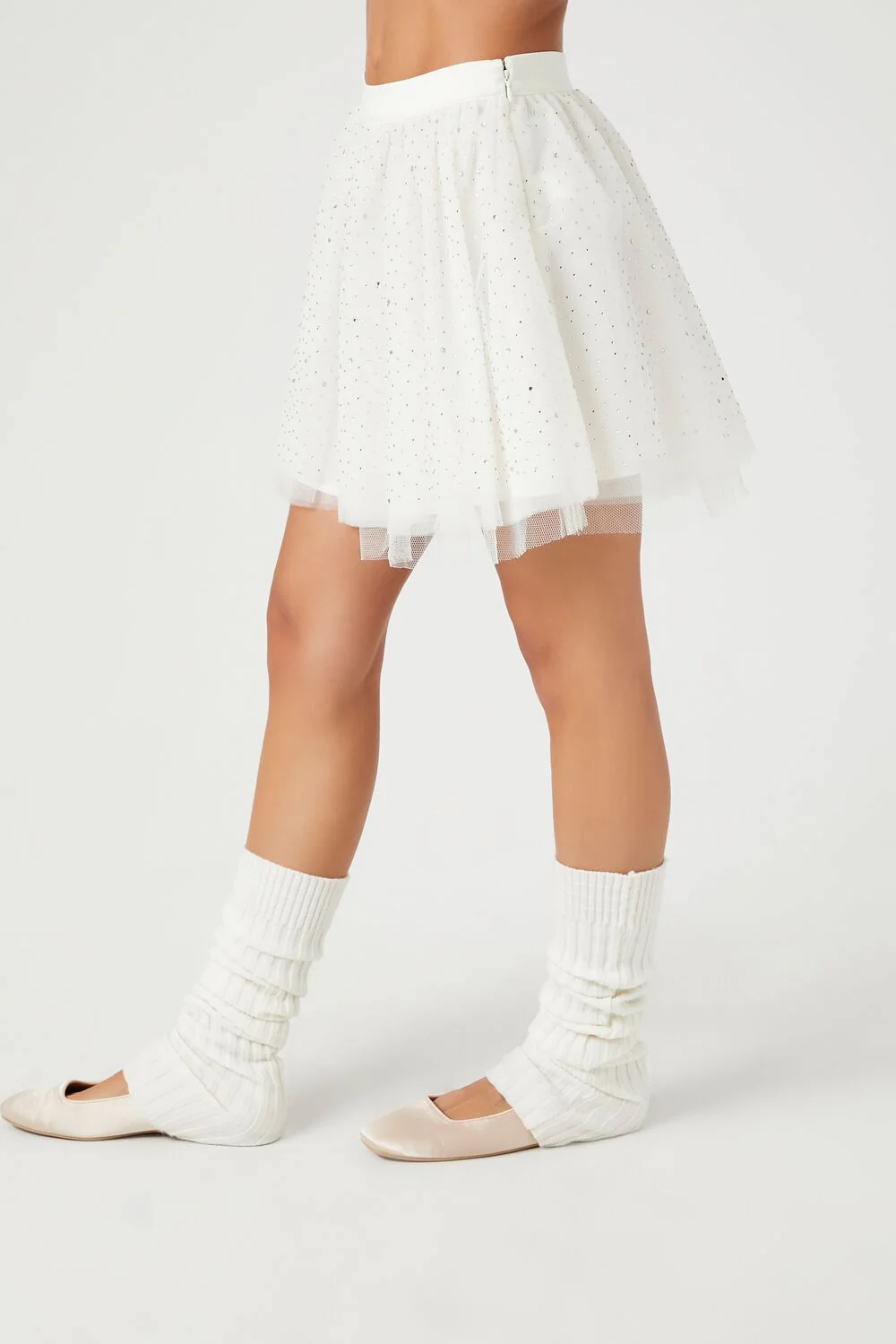 Rhinestone Mini Skirt - Image 3