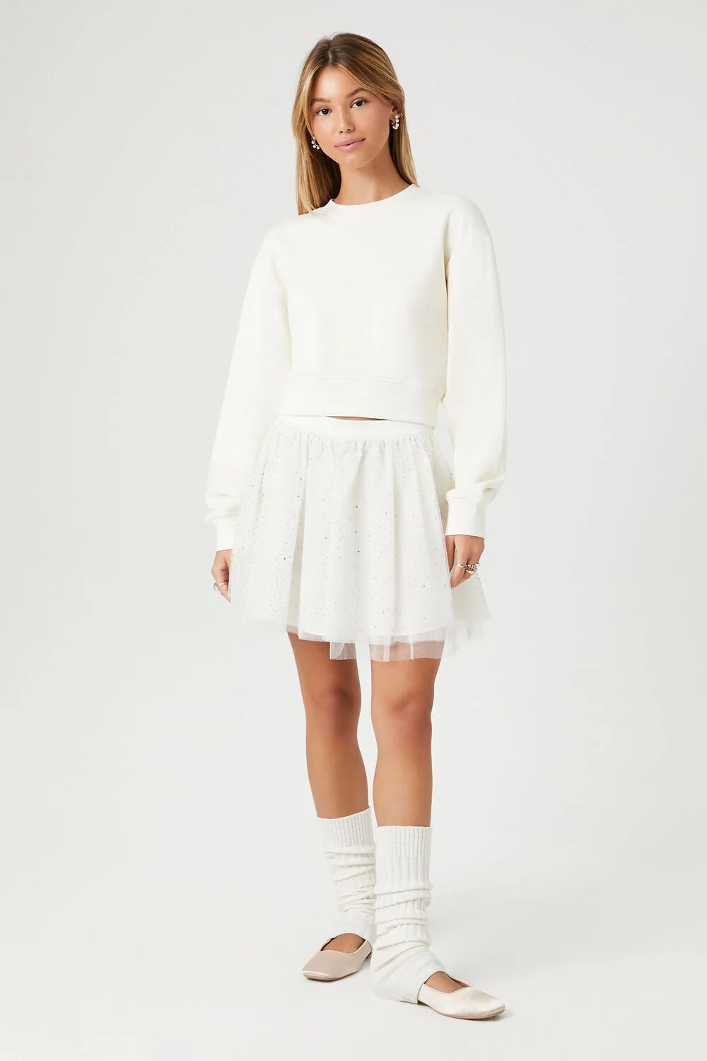 Rhinestone Mini Skirt - Image 5