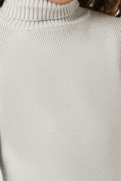 Girls Turtleneck Sweater Dress (Kids) - Image 5