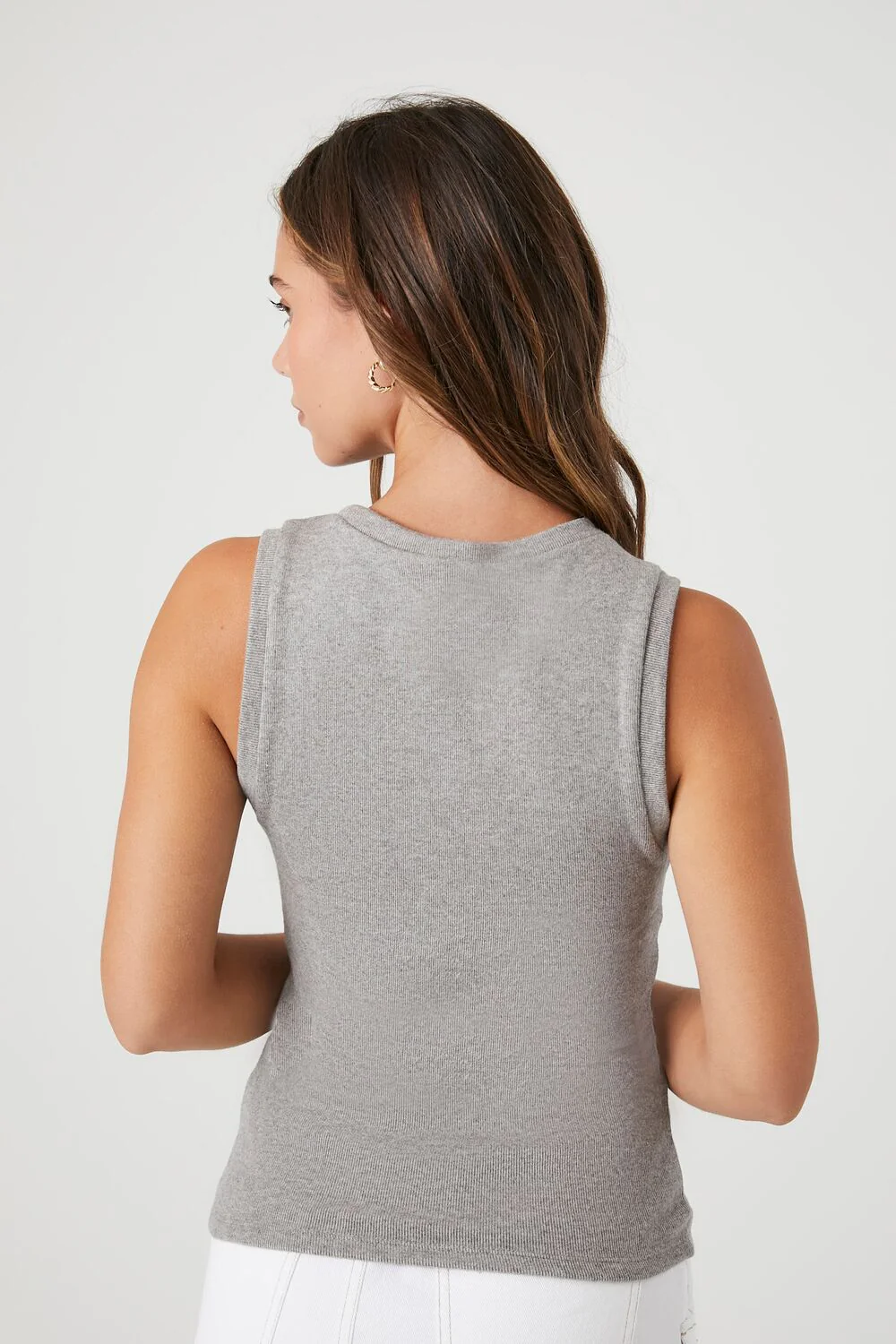Ribbed Knit Tank Top - Image 3