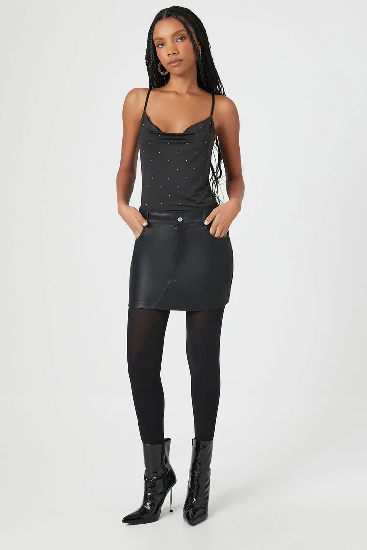 Rhinestone Cami Bodysuit - Image 4