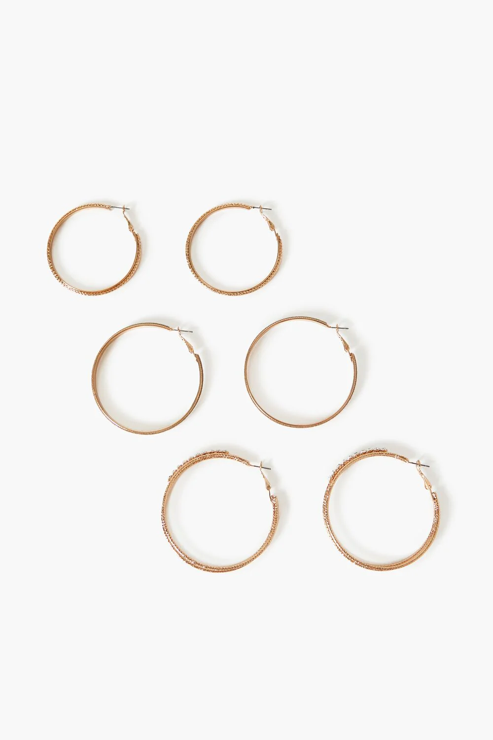 Etched Hoop Earring Set - Image 2