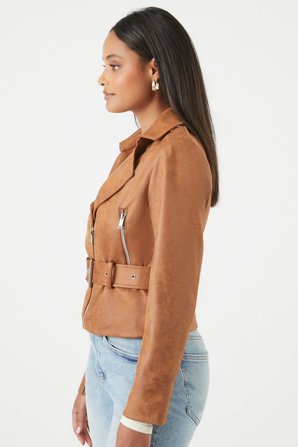 Belted Moto Jacket - Image 2