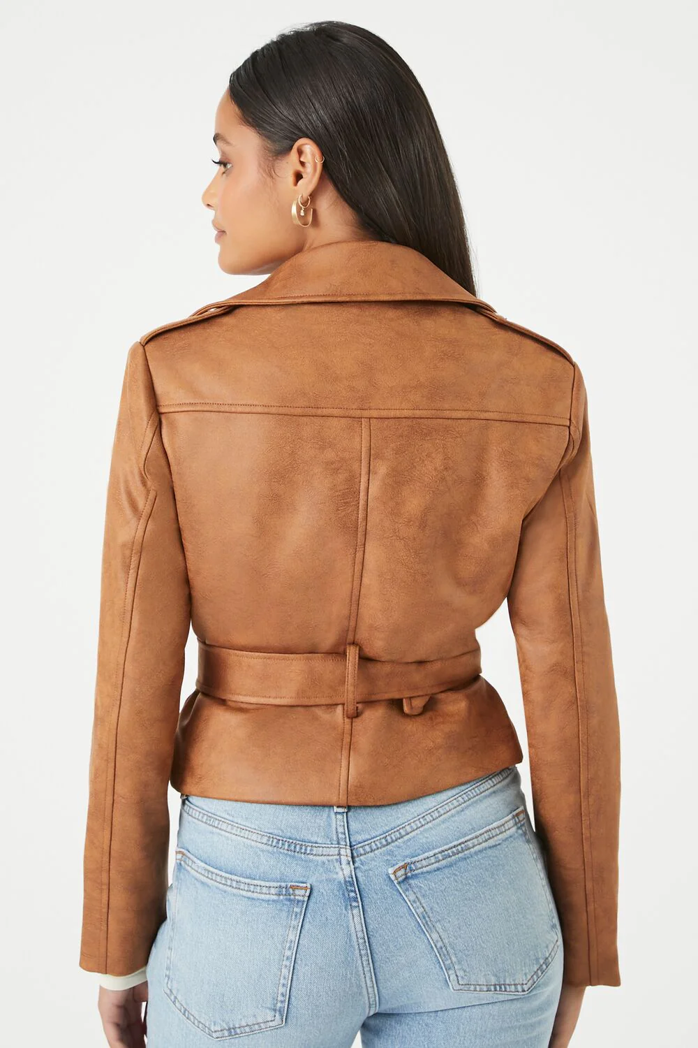 Belted Moto Jacket - Image 3