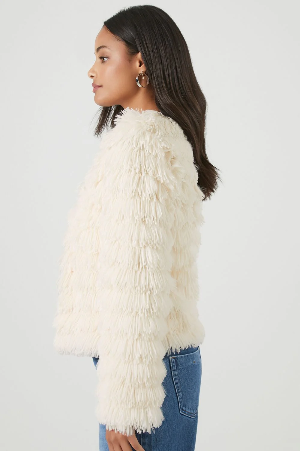 Shaggy Tiered Fringe Jacket - Image 2