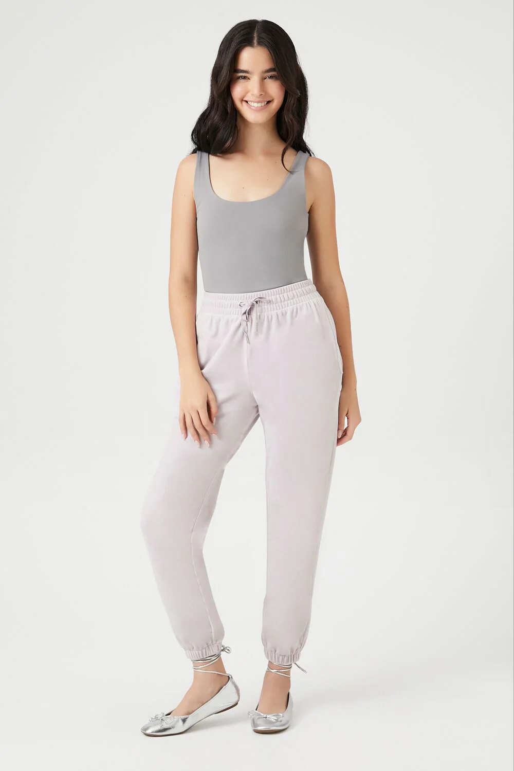 Velour Drawstring Joggers - Image 11