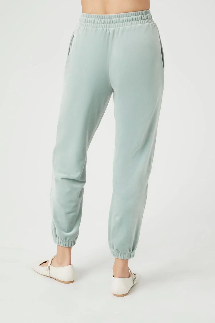 Velour Drawstring Joggers - Image 19