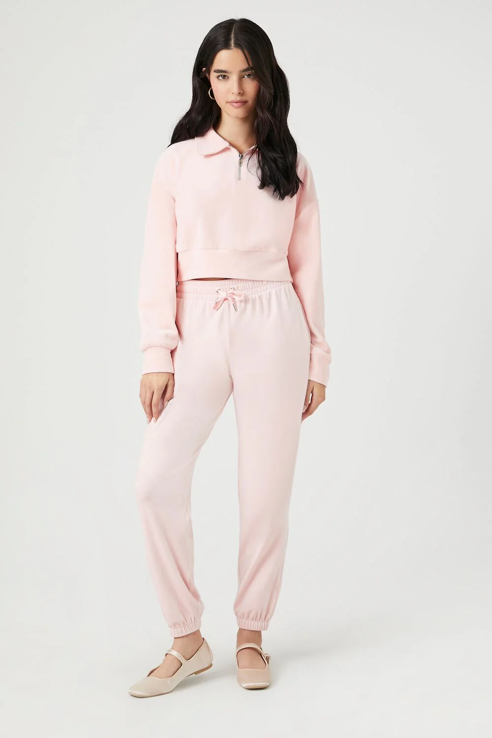 Velour Drawstring Joggers - Image 22