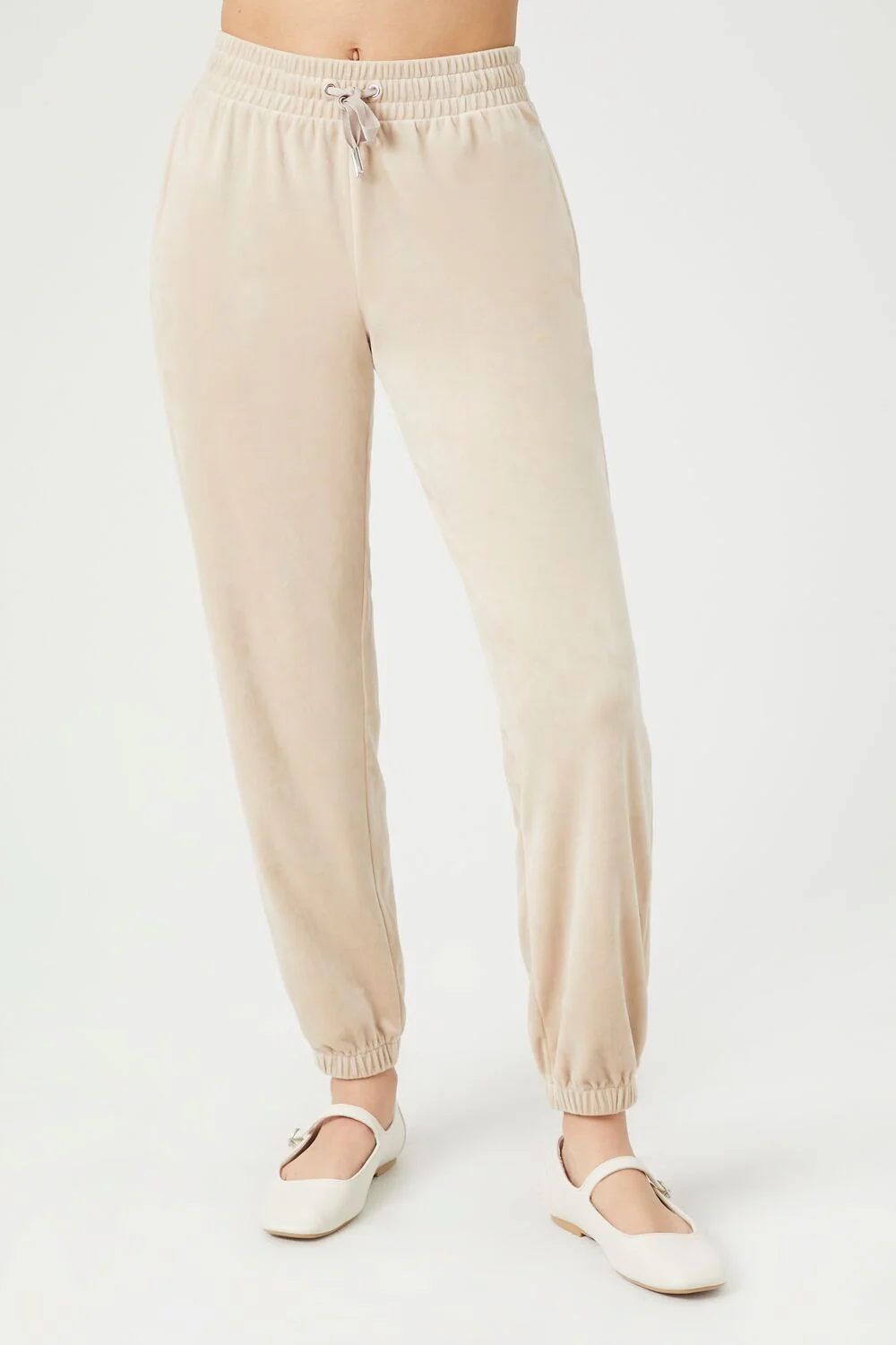 Velour Drawstring Joggers - Image 28