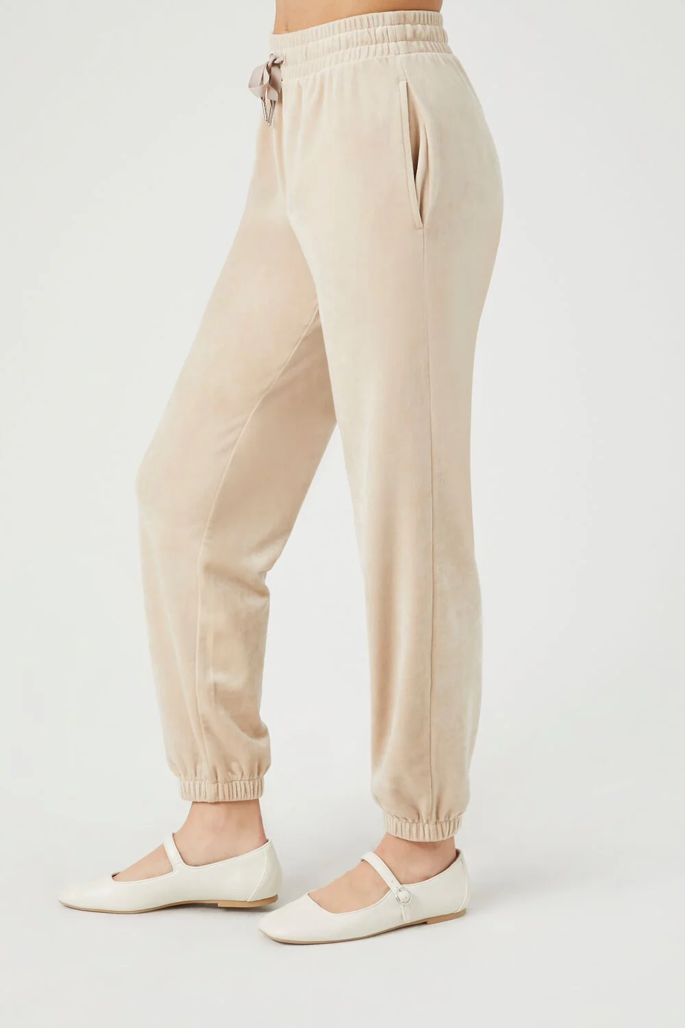 Velour Drawstring Joggers - Image 29