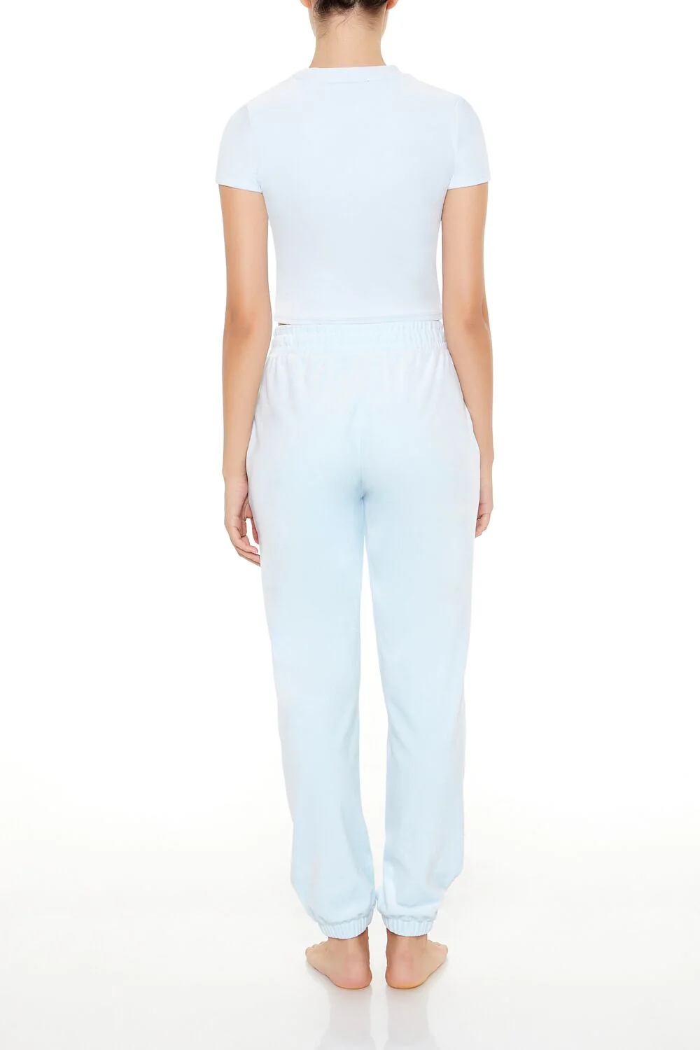 Velour Drawstring Joggers - Image 4
