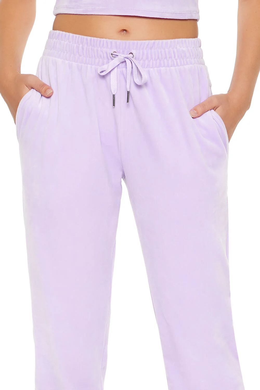 Velour Drawstring Joggers - Image 47